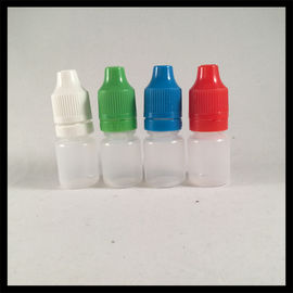 Chine Les bouteilles en plastique colorées de compte-gouttes du chapeau 5ml, compte-gouttes résistant d'enfant met le HDPE en bouteille fournisseur