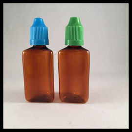 Chine 30ml bouteilles liquides en plastique ambres de l'ANIMAL FAMILIER E, bouteilles de liquide de vapeur de forme de triangle fournisseur