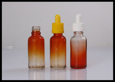Chine Bouteille en verre de compte-gouttes de gradient d'huile liquide orange de la bouteille en verre 30ml E fournisseur