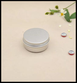Chine Le coton cosmétique en aluminium de crème des conteneurs 50g de forme ronde peut avec le couvercle de vis fournisseur