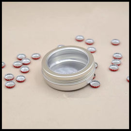 Chine pot cosmétique en aluminium de nourriture de sucrerie de thé de boîte de poudre de bijoux de conteneurs de la fenêtre 100g fournisseur