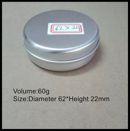 Chine les boîtes rondes de fil en métal 60g avec l'emballage de fer-blanc de couvercles de vis étame le pot de sucrerie fournisseur