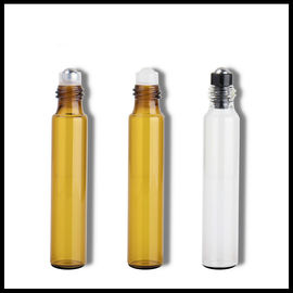 Chine le cosmétique en verre de 3ML 5ML 10ML met le couvercle à visser en bouteille avec des boules de commande d'acier inoxydable fournisseur