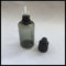Le compte-gouttes liquide noir d'animal familier de bouteille de 30ml E met la bouteille en bouteille en plastique de cigarette d'E fournisseur