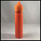 Petites bouteilles en plastique oranges de compte-gouttes, bouteille faite sur commande d'égouttement de licorne du rond 60ml fournisseur