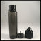 Bouteille noire 60ml, bouteille ronde durable de licorne de gorille de licorne d'animal familier avec le chapeau fournisseur