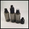 Bouteilles claires noires de compte-gouttes, bouteilles en plastique de compte-gouttes d'oeil de catégorie médicale fournisseur