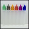 Biens colorés de catégorie comestible de bouteille de licorne du jus 30ml avec le chapeau de cristal de torsion fournisseur