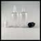 Le compte-gouttes cosmétique en plastique clair met 50ml en bouteille, bouteilles en plastique de compte-gouttes d'oeil d'emballage médical fournisseur