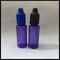 Les bouteilles liquides pourpres de l'ANIMAL FAMILIER E, compte-gouttes comprimable en plastique d'ANIMAL FAMILIER met la capacité en bouteille 15ml fournisseur