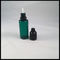 La bouteille vide de compte-gouttes de médecine, le compte-gouttes 50ml en plastique vert met qui respecte l'environnement en bouteille fournisseur