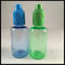 le plastique du vert 30ml met des bouteilles en bouteille d'huile de jus de bouteilles de compte-gouttes d'ANIMAL FAMILIER avec le chapeau sans danger pour les enfants de bourreur fournisseur