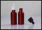 Bouteilles en verre rouges/ambres des bouteilles en vrac d'huile essentielle de niveau élevé, pour les huiles essentielles fournisseur