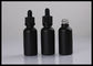 Conteneurs liquides cosmétiques givrés par noir mat de bouteilles en verre d'huile essentielle fournisseur