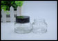 Conteneurs crèmes cosmétiques en verre clairs 30g 50g de pot fournisseur