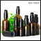 Pompe en verre de noir de bouteille de compte-gouttes d'huile essentielle de couleur de Brown pour la lotion cosmétique fournisseur
