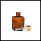 le compte-gouttes carré d'huile essentielle de 30ml Brown met les conteneurs en bouteille en verre ambres d'Aromatherapy fournisseur