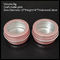 Emballage cosmétique de boîte rose mate de clou de boîte en aluminium/boîte de Windowed fournisseur