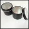 Couvercle à visser cosmétique en aluminium durable de boîtes en fer blanc en métal de noir de pot de crème des conteneurs 120g fournisseur