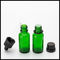 Le matériel recyclable BPA d'huile essentielle de capacité verte des bouteilles en verre 20ml libèrent fournisseur