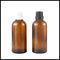 insertion inaltérable de pe de couvercle à visser de bouteille en verre de compte-gouttes de l'huile 100ml essentielle fournisseur