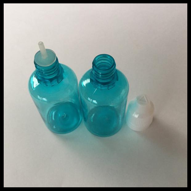 Choyez les bouteilles vides bleues de liquide Ejuice de compte-gouttes des bouteilles en plastique E des bouteilles 30ml