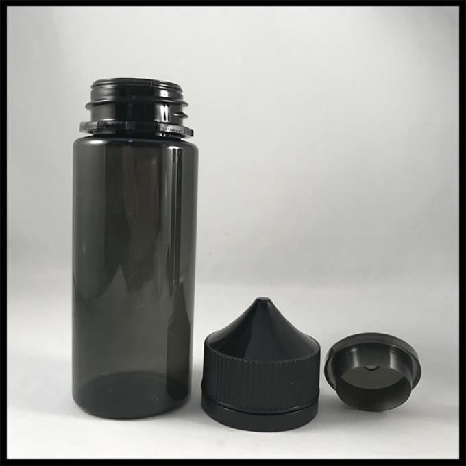 Le compte-gouttes noir de licorne met 120ml en bouteille pour la santé et sécurité non-toxique liquide de vapeur