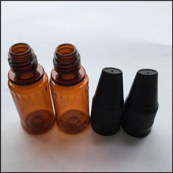bouteilles ambres de compte-gouttes d'oeil 10ml, bouteilles en plastique médicales de compte-gouttes de la catégorie 10ml