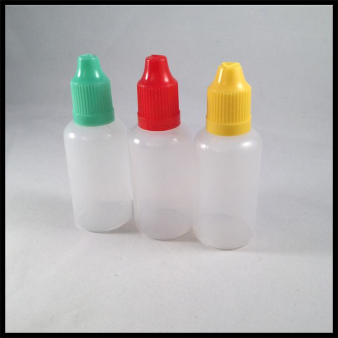 LDPE sans danger pour les enfants de bouteille du compte-gouttes 30ml, petites bouteilles en plastique liquides en vrac de compte-gouttes