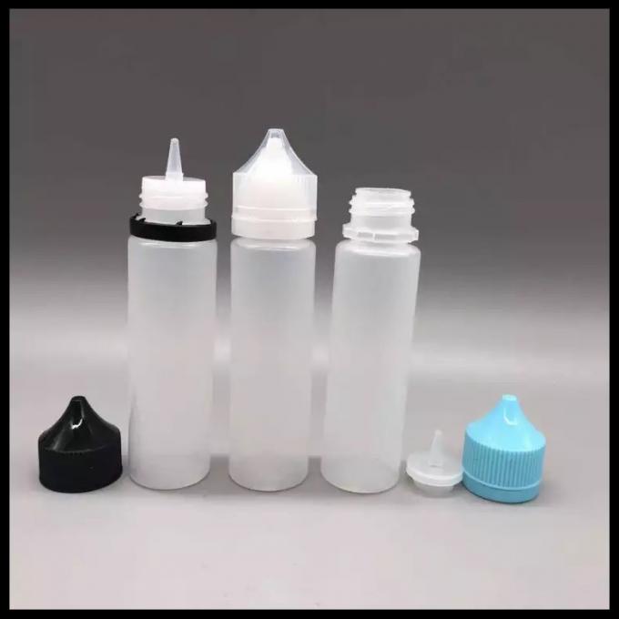 Bouteilles en plastique faites sur commande de compte-gouttes d'oeil, bouteille en plastique pharmaceutique du compte-gouttes 60ml