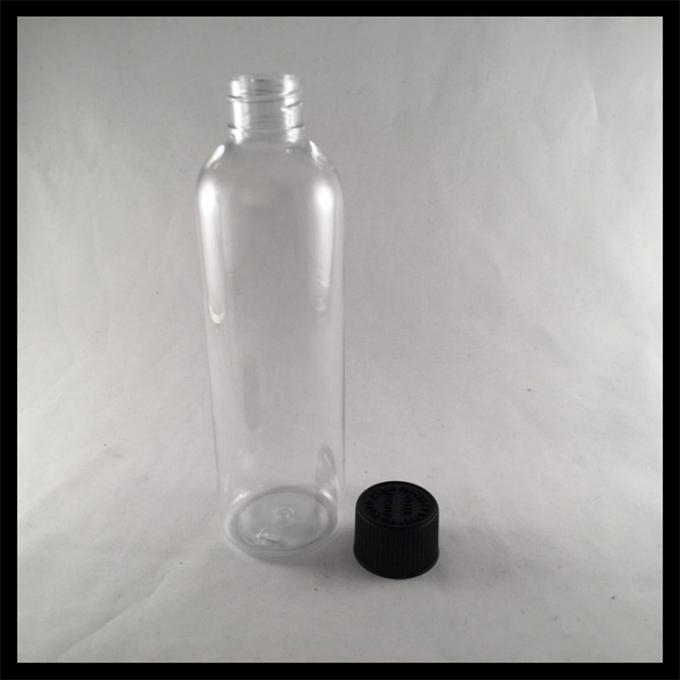 bouteilles de jus de dessus de la torsion 120ml, fioles en plastique transparentes avec des couvercles à visser