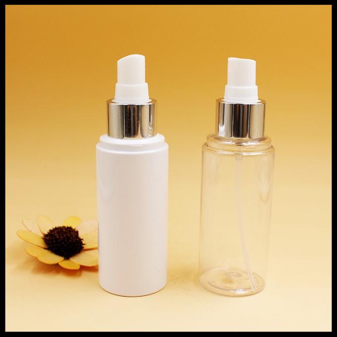 Pulvérisez la capacité cosmétique de la forme ronde 100ml de conteneurs de bouteilles en plastique de jet de parfum