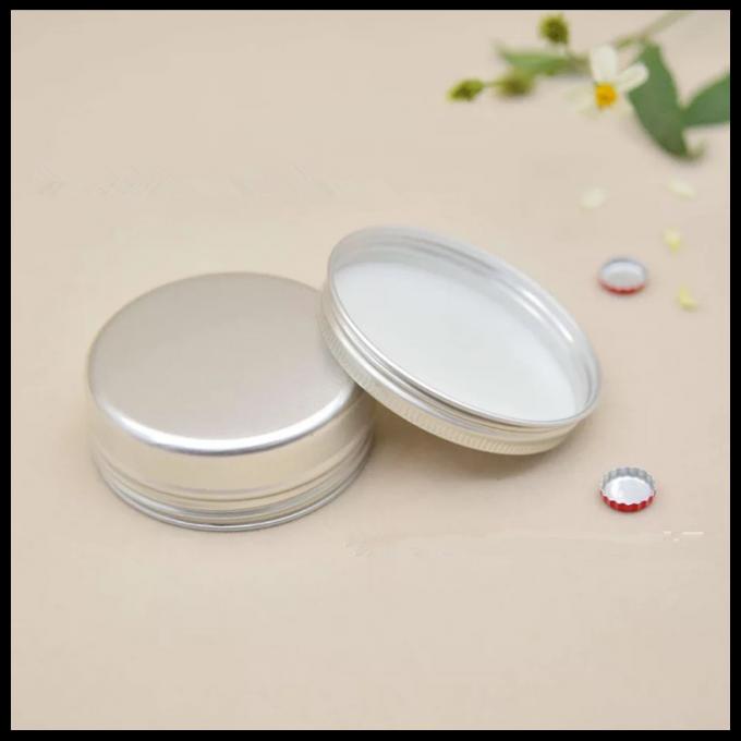 Le cosmétique en aluminium de couvercle à visser étame les biens crèmes de caisse de fard à paupières de masque protecteur du maquillage 60g