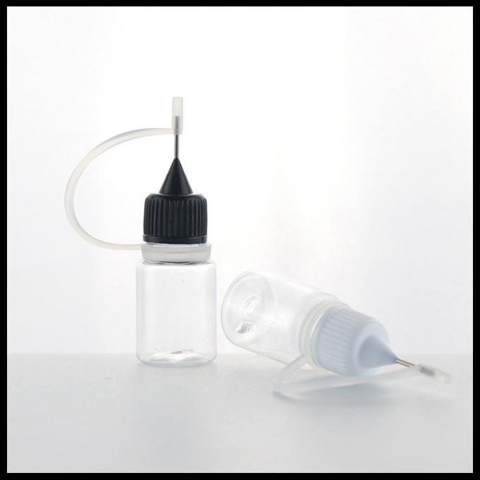 Bouteilles liquides comprimables du PE E, bouteilles en plastique de compte-gouttes d'aiguille de Stell de la taille 5ml