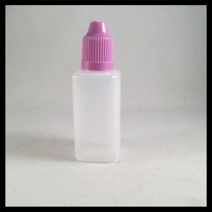 Le compte-gouttes sans danger pour les enfants durable de LDPE 30ml met le récipient en bouteille en plastique de petite capacité